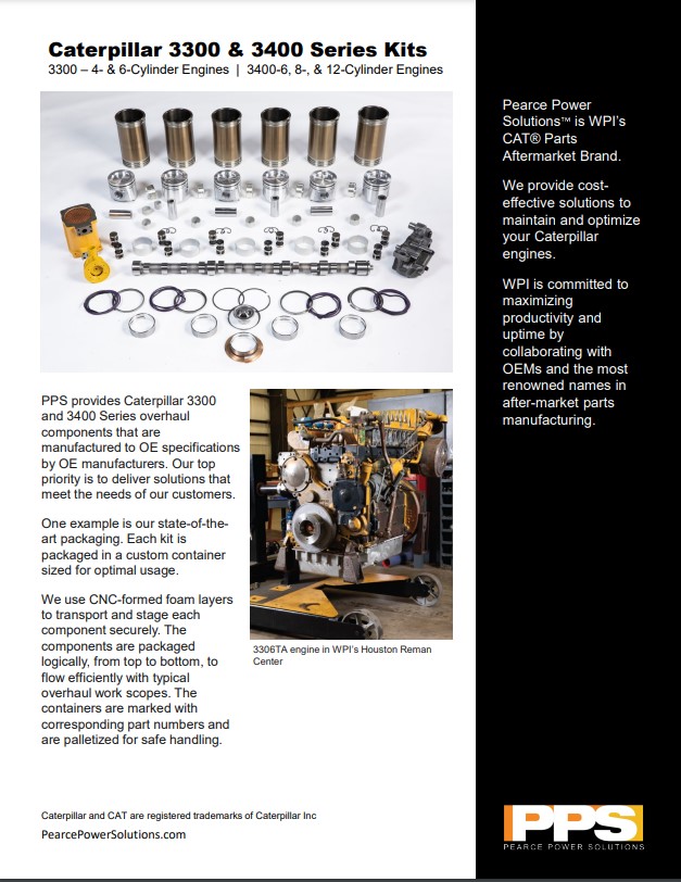 Caterpillar 3300 3400 Series Kits