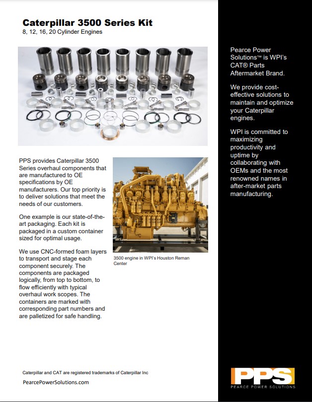 Caterpillar 3500 Series Kit 2