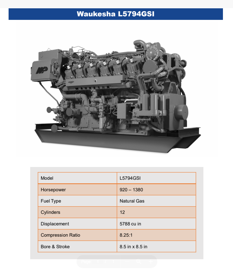 Waukesha L5794GSI